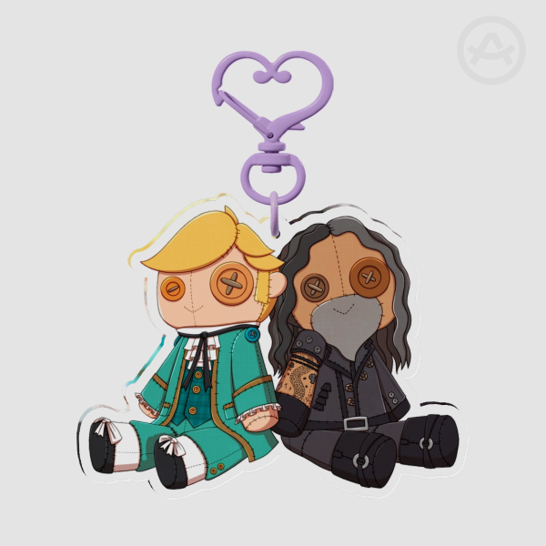 Gentlebeard Doll Boys Clear Acrylic Keychain