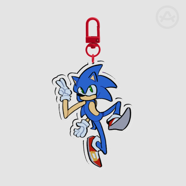 Sonic Acrylic Keychain
