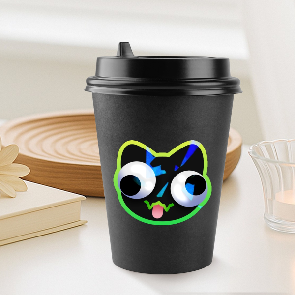 Derpcat || Gumstitch x Felix Was Here || Holo Sticker