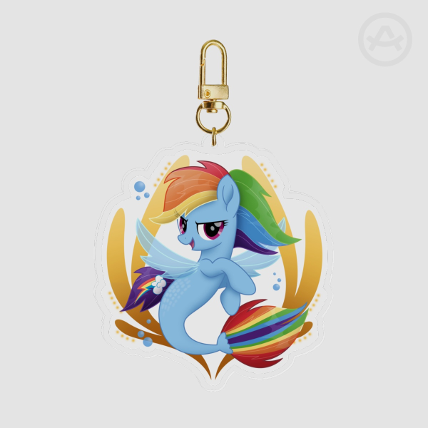 Rainbow Dash Mermay Keychain