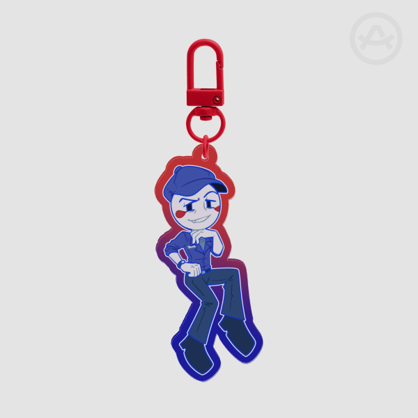 Delivery Guy Acrylic Keychain
