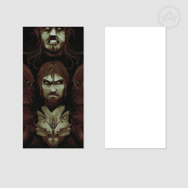 W is for Werewolf Print - HORROR ABC's
