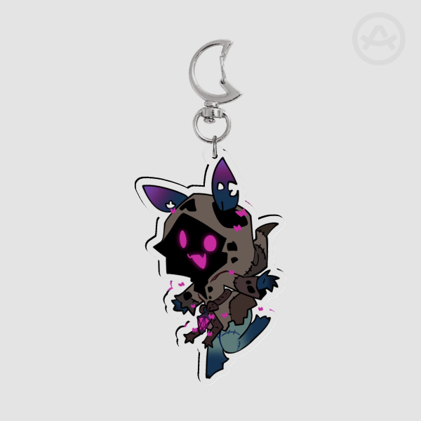 Zambiie Moth Keychain