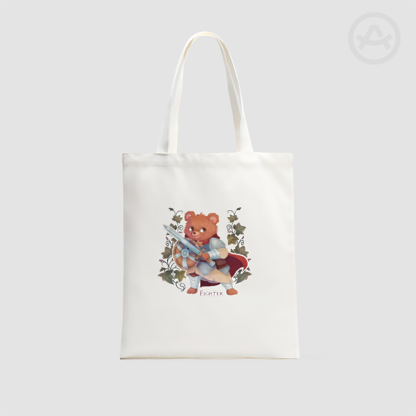 Vertical Part-print Canvas Tote Bags - 13.7″x15.7″(35x40cm)