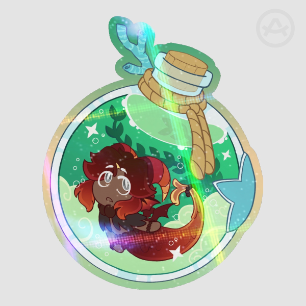 Lava Siren Cookie || Colored Stickers