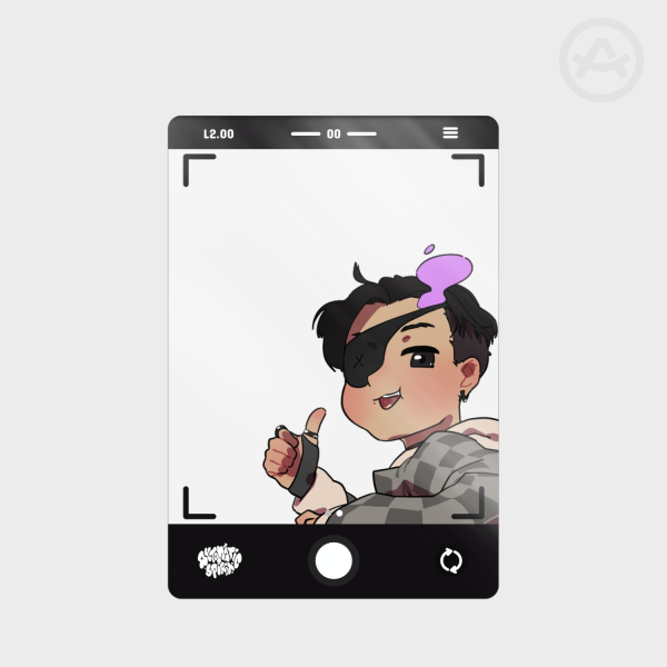 Auto clear Photocard - Eating