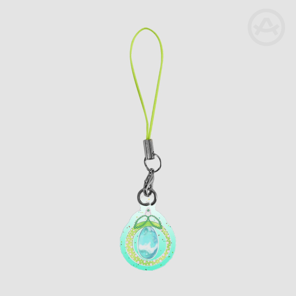 Glitter Acrylic  phone charm