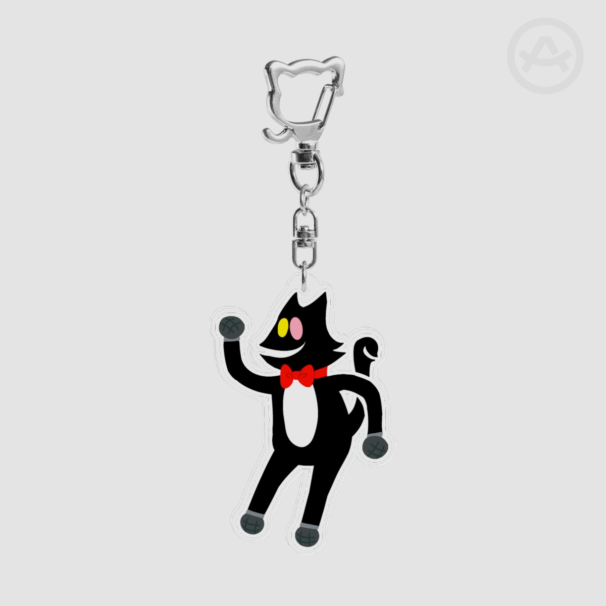 Cat Mike Keychain