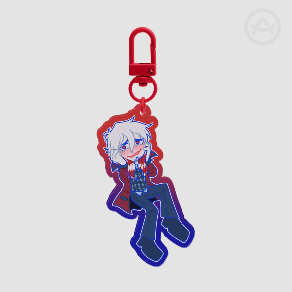 Damon Acrylic Keychain