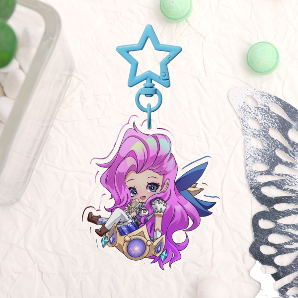 7cm Double Sided Seraphine Keychain