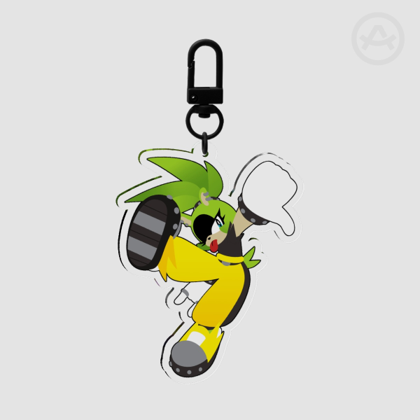 Surge The Tenrec "Thumbs Down" Acrylic Keychain