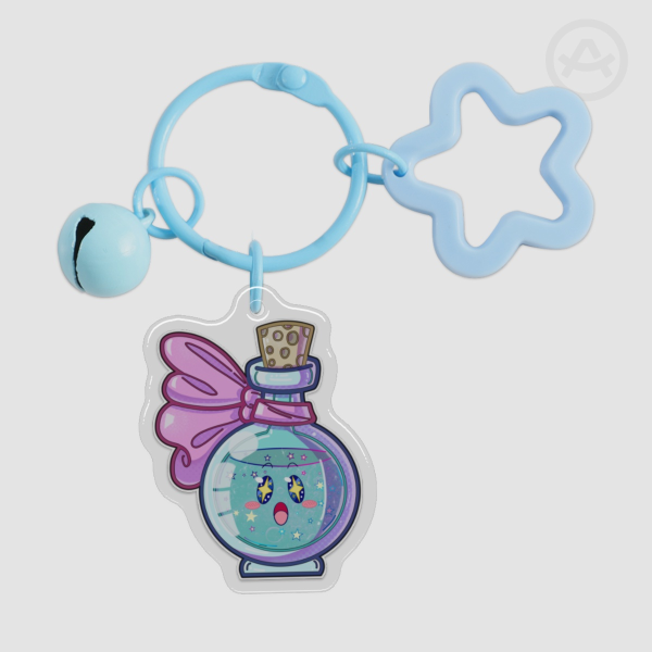 Small Potion Clear Acrylic Keychains