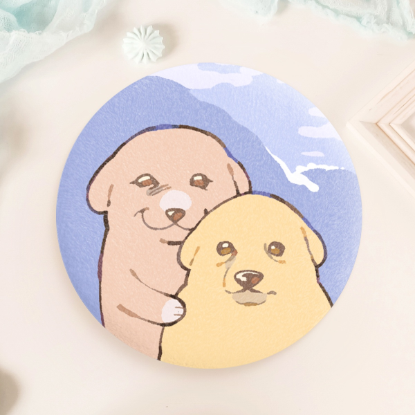 Plush badge | Jotchua and friend