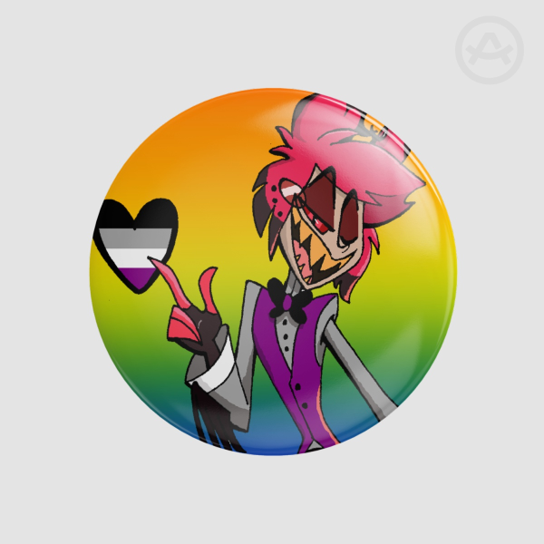 Hellaverse Pride Month Round Badges (Button Pins)