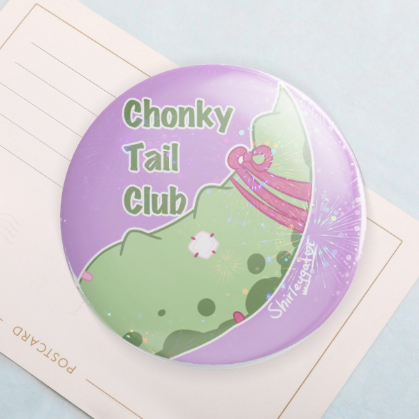 Chonky Tail Club Badge