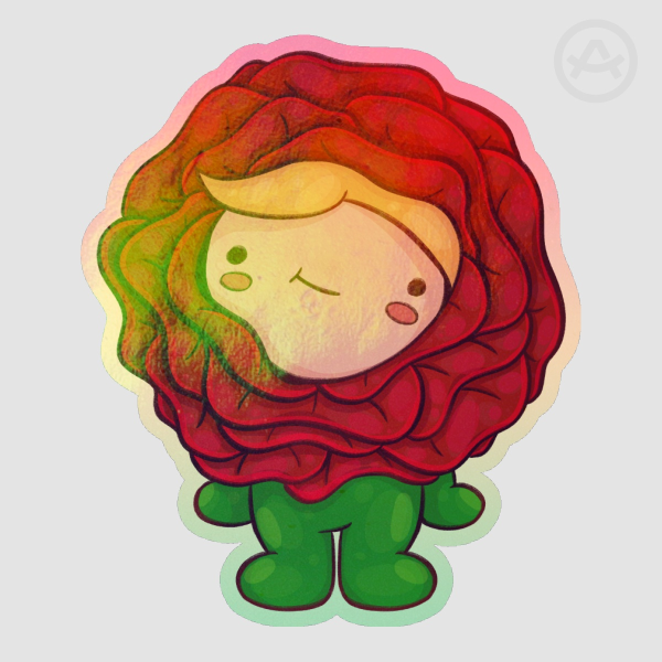 Rose Goober Sticker