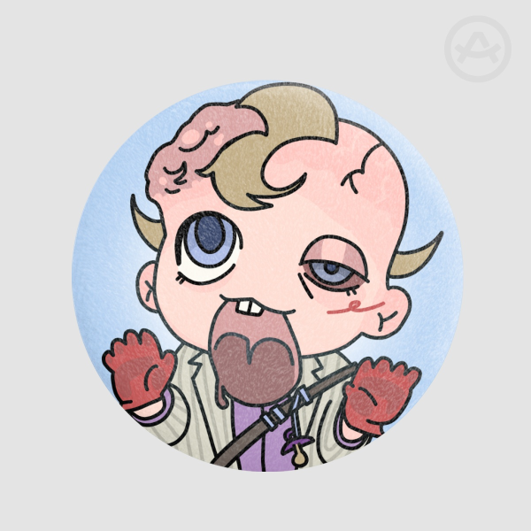 Franco Barbi Plush Badge