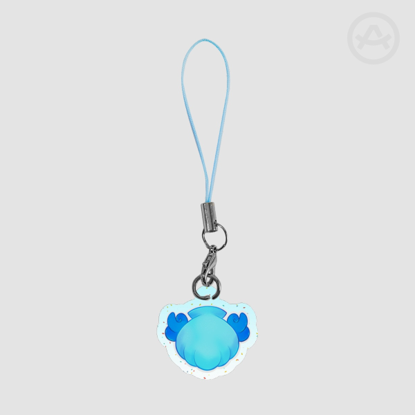 Glitter Acrylic  phone charm
