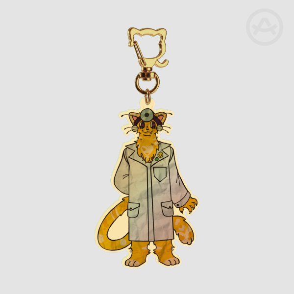 Dr. Retro Keychain