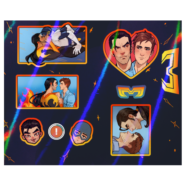 Flambert Stickers Sheet