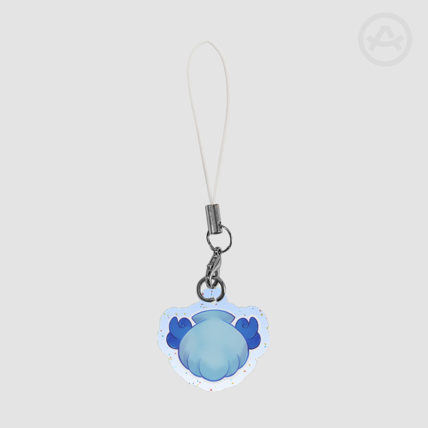 Glitter Acrylic  phone charm