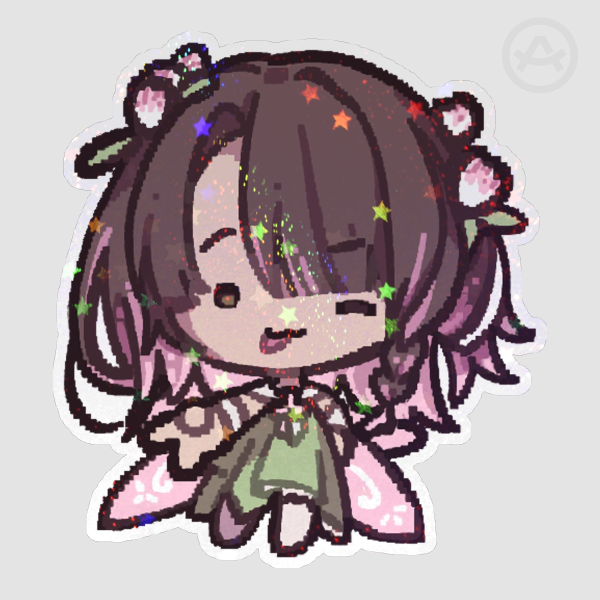 Phoebe Holo Sticker