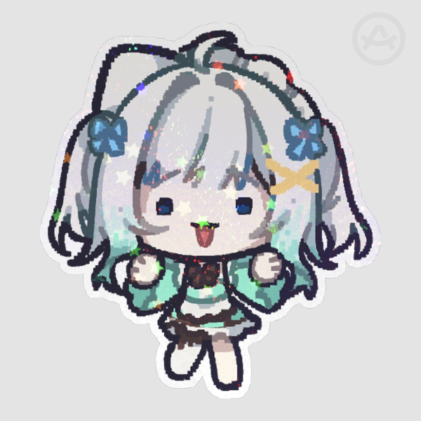 Mint Holo Sticker