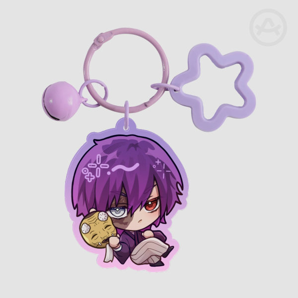 Ashiya | Colored Edge Acrylic Keychains