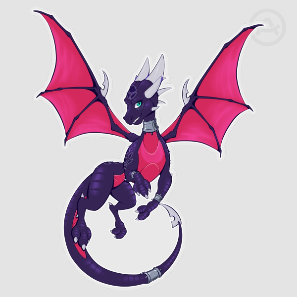 Cynder - Dawn Of The Dragon Clear Sticker