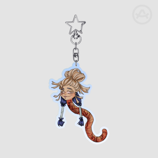 Tamsy Caines Worm Keychain (GachiAkuta)