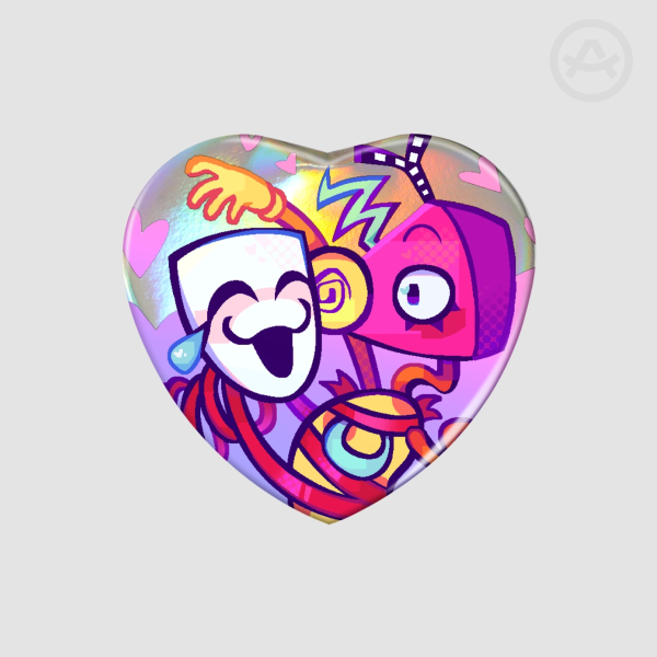 Abstagedy Heart Button