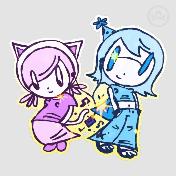 Dodgy & Daisey's Musical Madness Sticker
