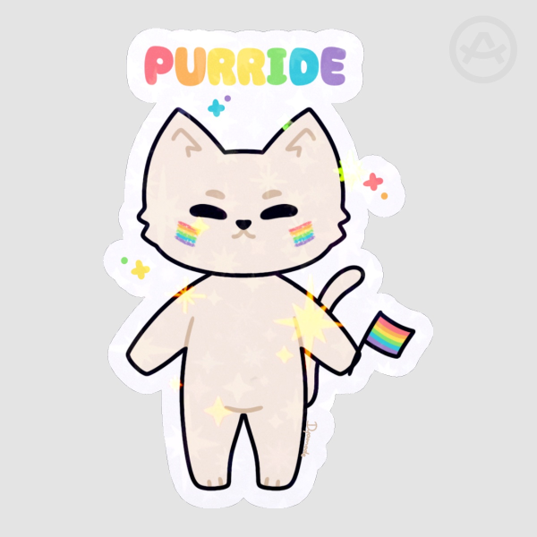 Purride kitty sticker