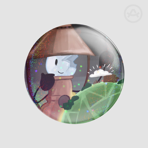 Airy Pin Badge