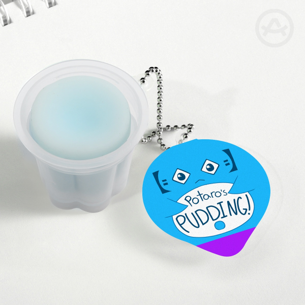 DJ Potaro Squishy Pudding Keychain