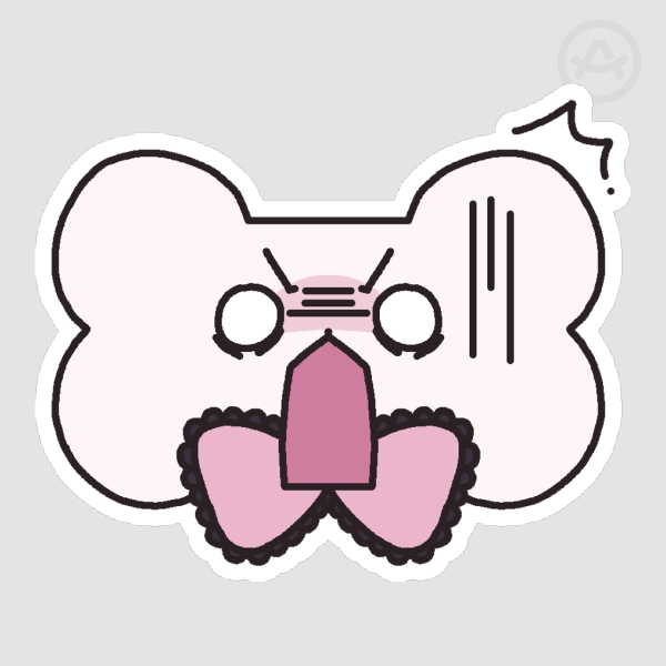 Bowner Shocked Sticker