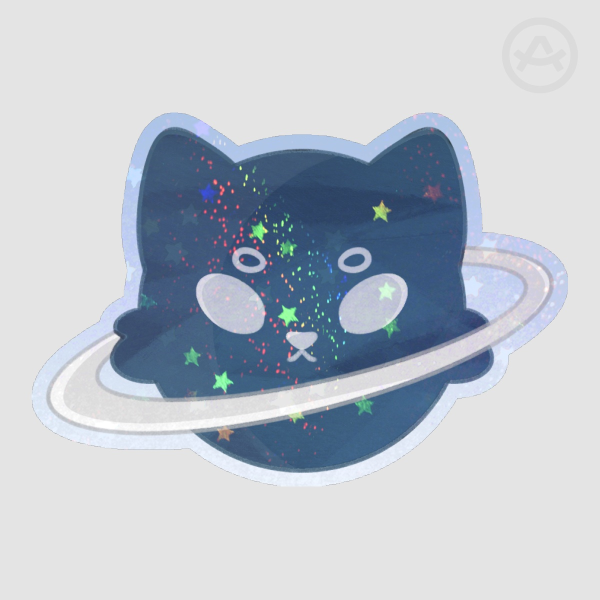 Cat Planet Sticker