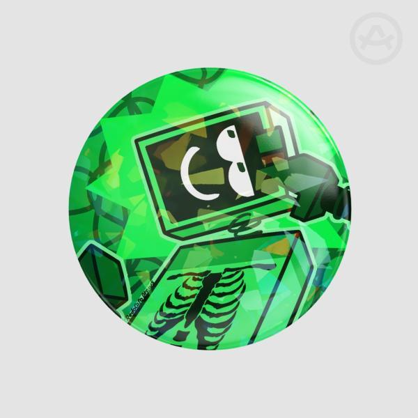 Badware Broken Glass Badge