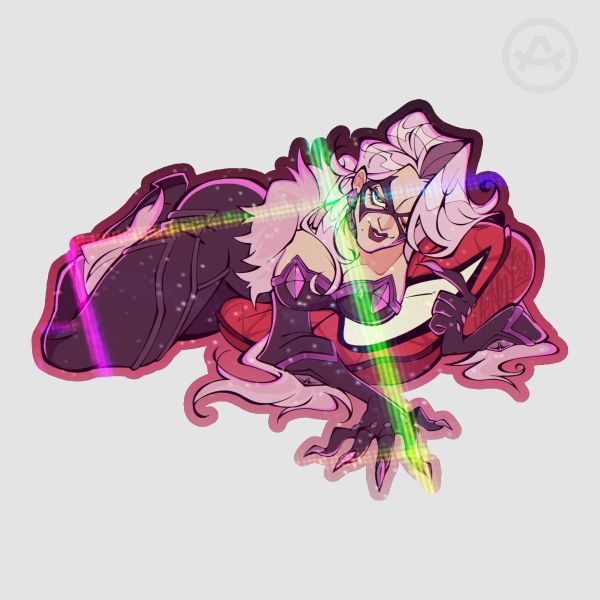 BlackCat Rainbow Sticker