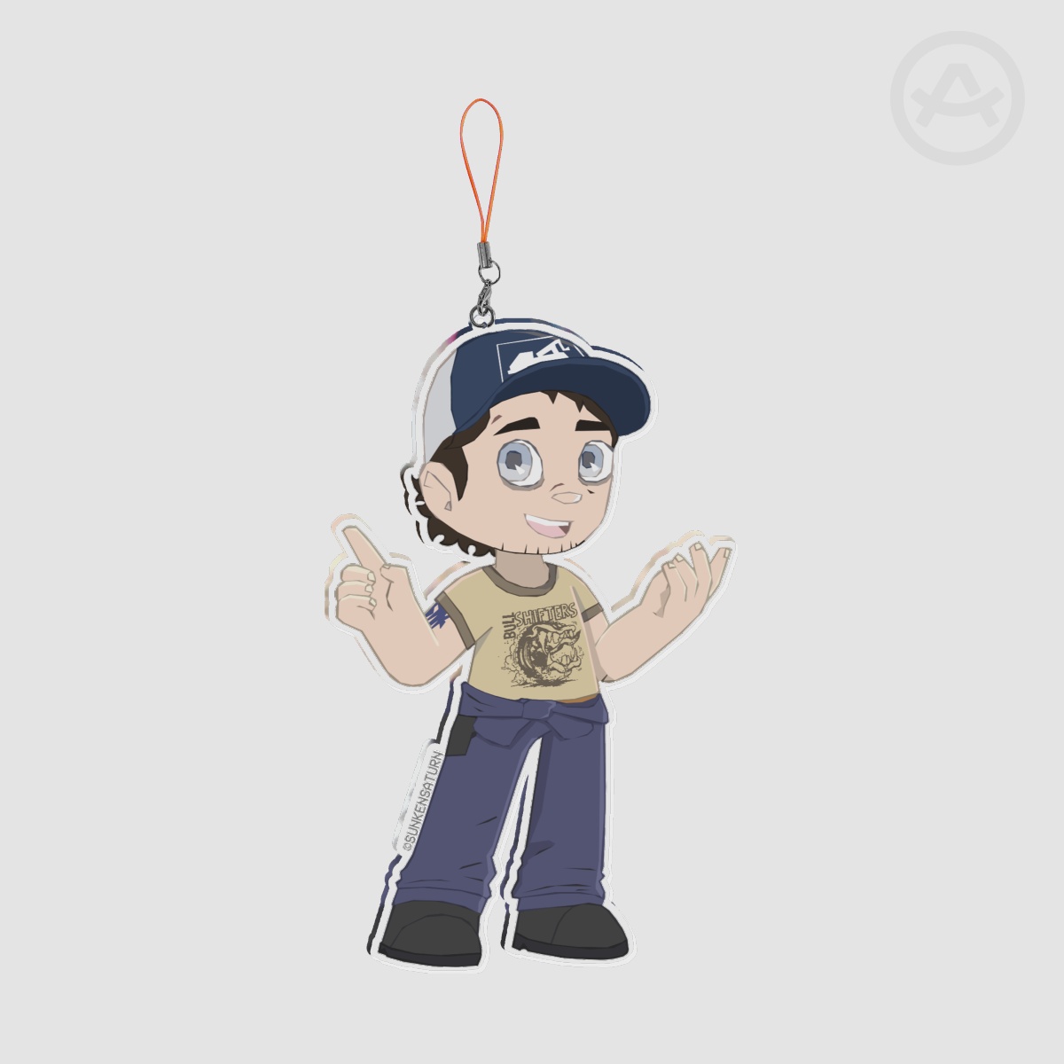 L4D2 Ellis Chibi Large Keychain