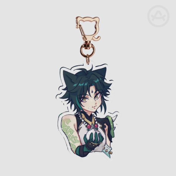 Xiao Clear Acrylic Keychains
