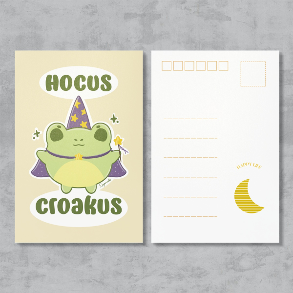 Wizard Frog Postcard