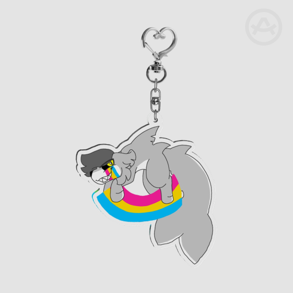 Pride Month Raven-Acrylic Keychain