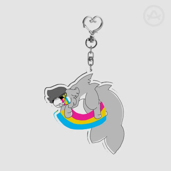 Pride Month Raven-Acrylic Keychain