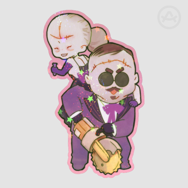 Otto and Arora Kress sticker