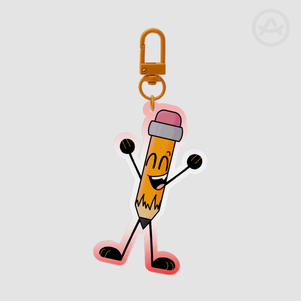 Pencil Acrylic Keychains