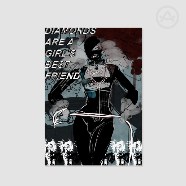 DIAMONDS ARE A GIRL'S BEST FRIEND