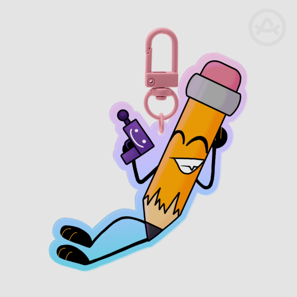 Pencil Acrylic Keychains
