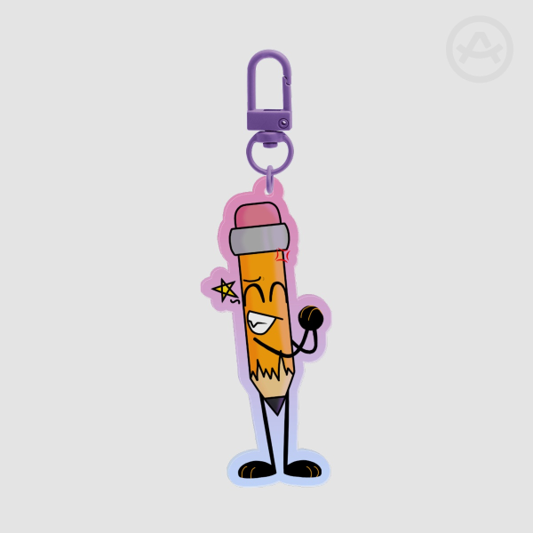 Pencil Acrylic Keychains