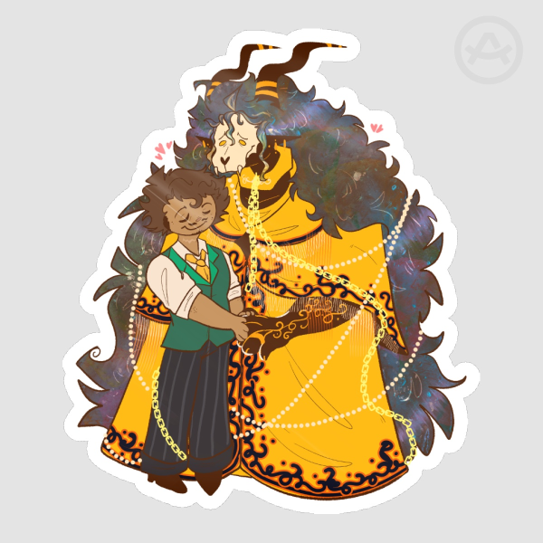 John + Arthur Sticker